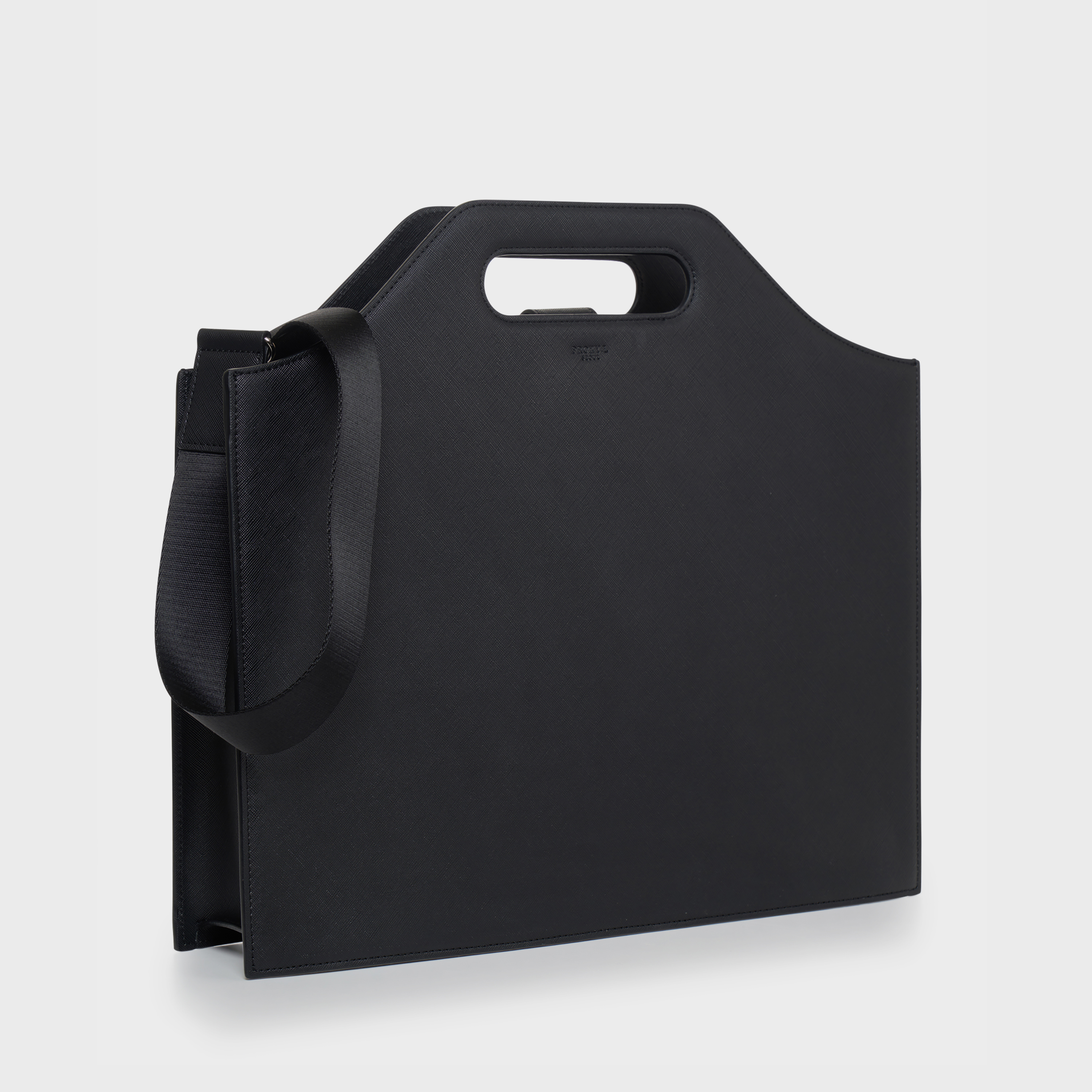 Solid briefcase large (Black)