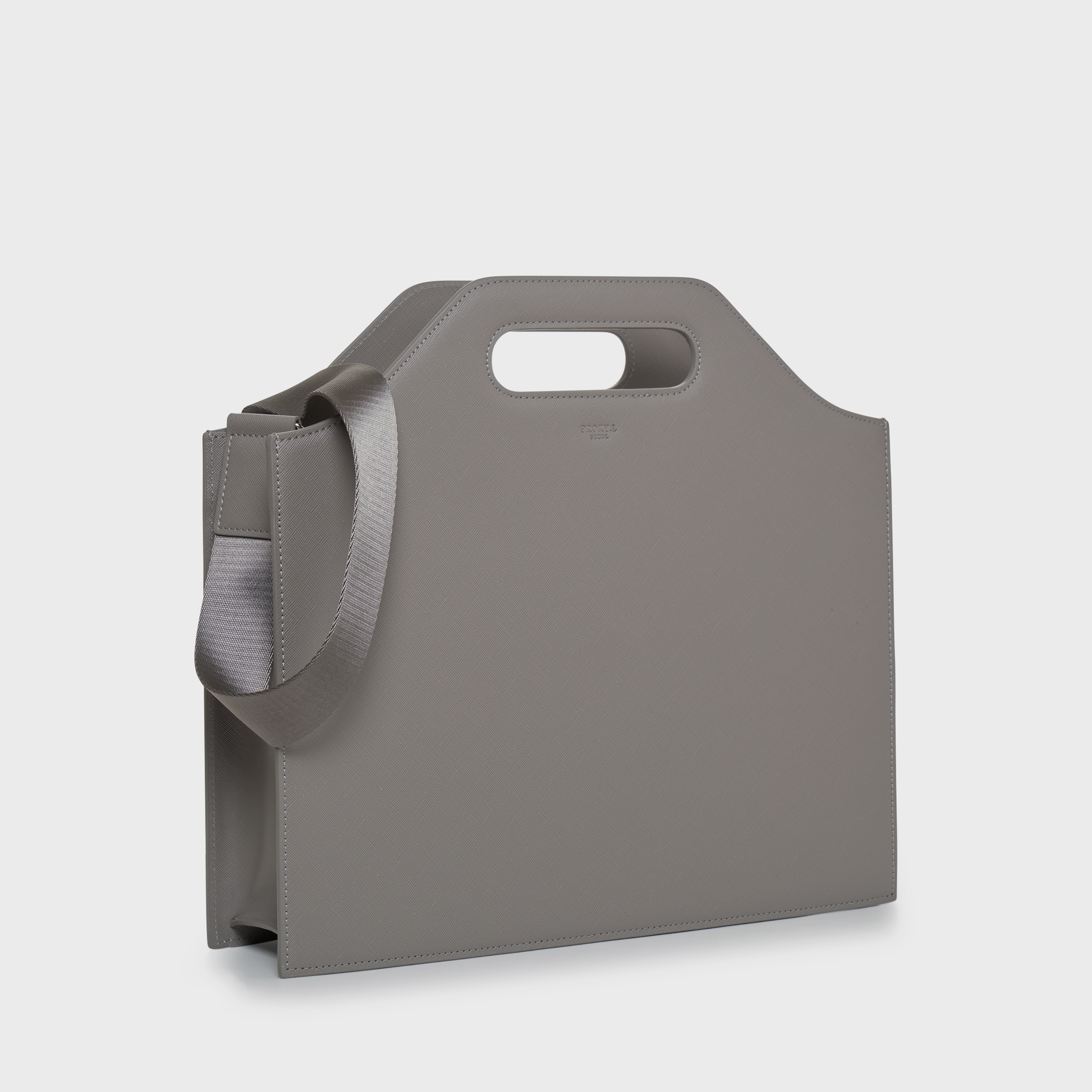 Solid briefcase regular (Gray)