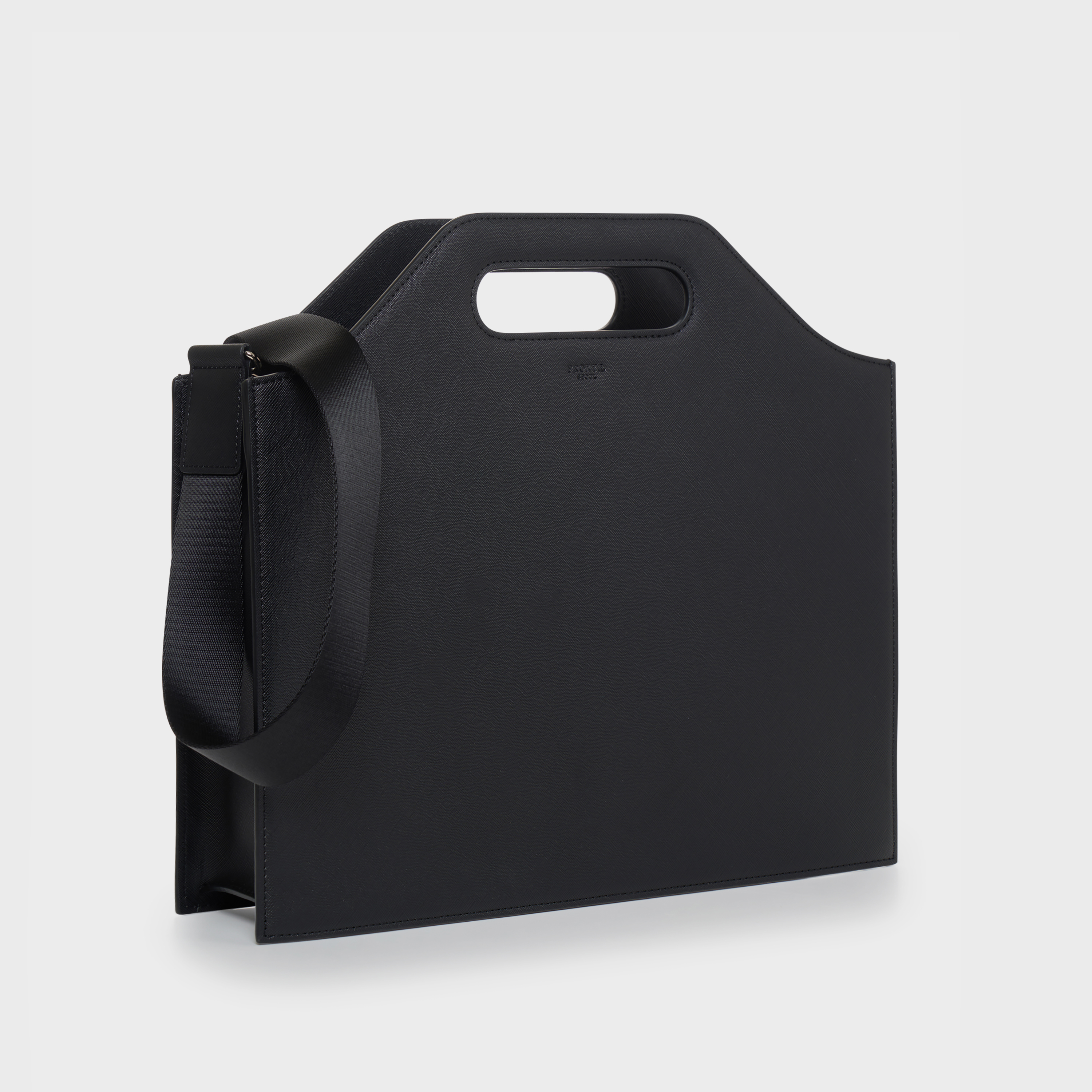 Solid briefcase regular (Black)